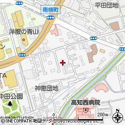 高知県高知市朝倉甲99周辺の地図