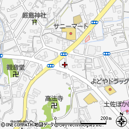 高知県高知市神田415-1周辺の地図