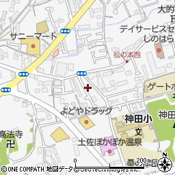 高知県高知市神田1053-13周辺の地図