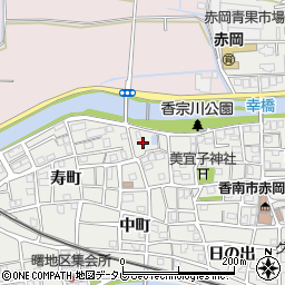 高知県香南市赤岡町（元町）周辺の地図