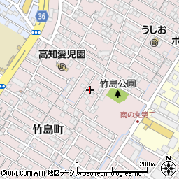 高知県高知市竹島町43周辺の地図