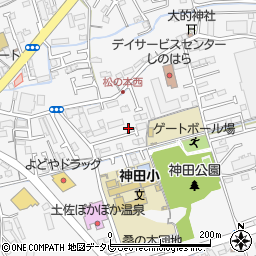 高知県高知市神田1059-23周辺の地図