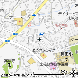 高知県高知市神田1051-3周辺の地図