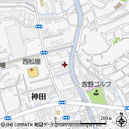 高知県高知市神田1128-23周辺の地図