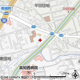 高知県高知市朝倉甲74-1周辺の地図