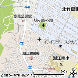 高知県高知市高見町322周辺の地図