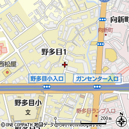 〒811-1347 福岡県福岡市南区野多目の地図