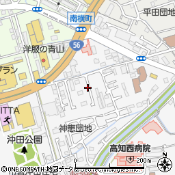 高知県高知市朝倉甲周辺の地図