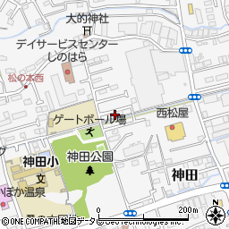 高知県高知市神田1092-7周辺の地図