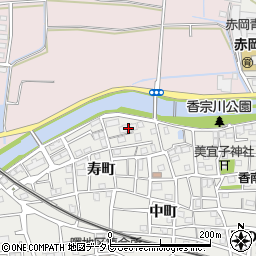 高知県香南市赤岡町元町62-1周辺の地図
