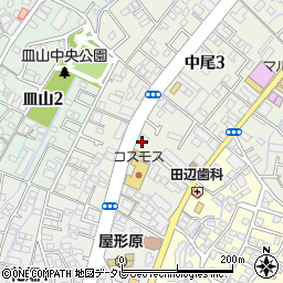 ジョリーパスタ福岡中尾店周辺の地図