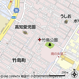 高知県高知市竹島町43-18周辺の地図