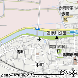 高知県香南市赤岡町元町87周辺の地図