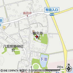 喜久寺周辺の地図