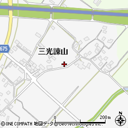 大分県中津市三光諌山798周辺の地図