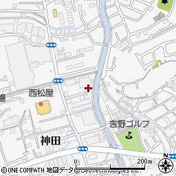 高知県高知市神田1128-1周辺の地図