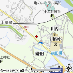 高知県吾川郡いの町鎌田490周辺の地図