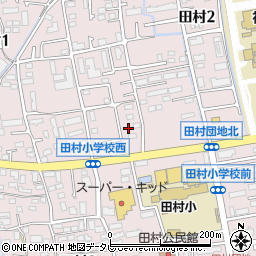 スクエア田村Ｃ周辺の地図