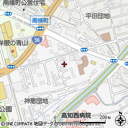 高知県高知市朝倉甲58周辺の地図