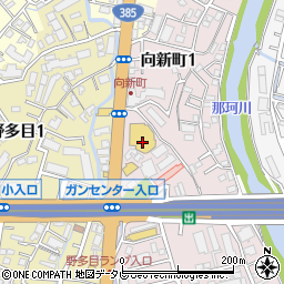 福岡銀行サニー向新町店 ＡＴＭ周辺の地図