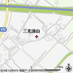大分県中津市三光諌山796周辺の地図