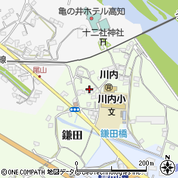 高知県吾川郡いの町鎌田195周辺の地図