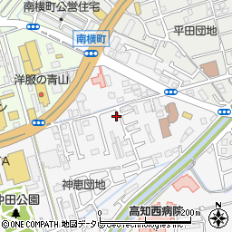 高知県高知市朝倉甲92-7周辺の地図