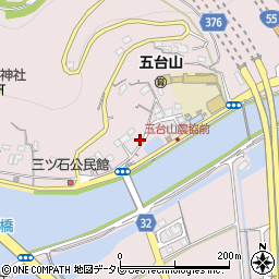 高知県高知市五台山3418-6周辺の地図