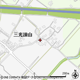 大分県中津市三光諌山805周辺の地図
