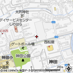 高知県高知市神田1089-15周辺の地図