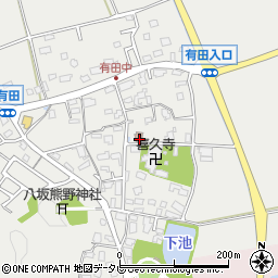 有田公民館周辺の地図