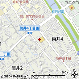 福岡県大野城市筒井4丁目6周辺の地図