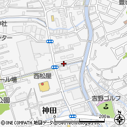 高知県高知市神田1122-42周辺の地図