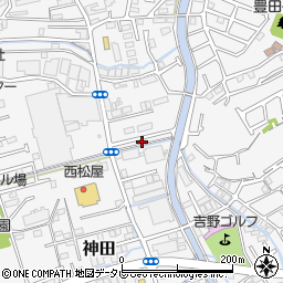 高知県高知市神田1122-45周辺の地図