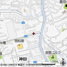 高知県高知市神田1122-46周辺の地図