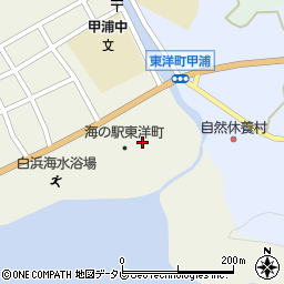 海の駅・東洋町周辺の地図