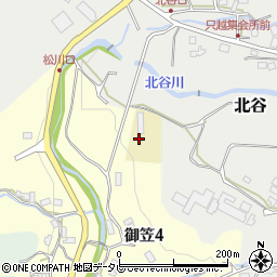 福岡県太宰府市松川周辺の地図
