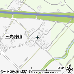 大分県中津市三光諌山824-2周辺の地図