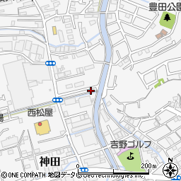 高知県高知市神田1122-51周辺の地図