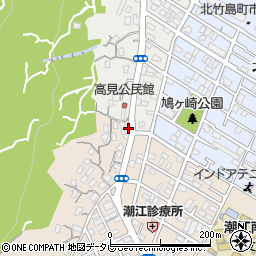 高知県高知市高見町21周辺の地図