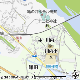 高知県吾川郡いの町鎌田185周辺の地図