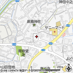 高知県高知市神田424周辺の地図