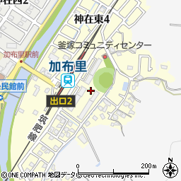 釜塚公園周辺の地図