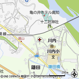 高知県吾川郡いの町鎌田184周辺の地図