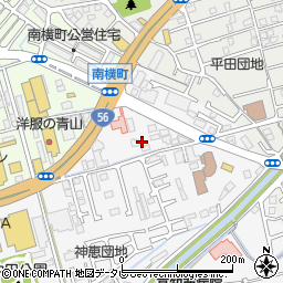 高知県高知市朝倉甲53周辺の地図