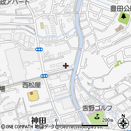高知県高知市神田1122-34周辺の地図