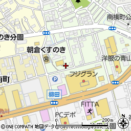 株式会社ワークスタッフ　朝倉登録センター周辺の地図