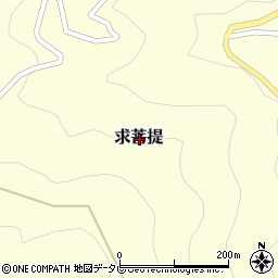 福岡県豊前市求菩提周辺の地図