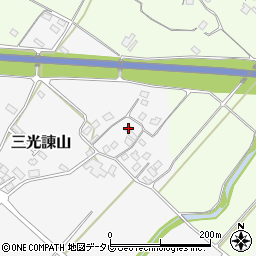 大分県中津市三光諌山822周辺の地図