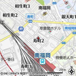 プリスタ南福岡駅前周辺の地図